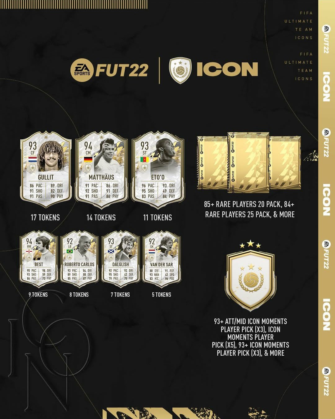 Recompensas Cambios de ICONOS 3 FIFA 22