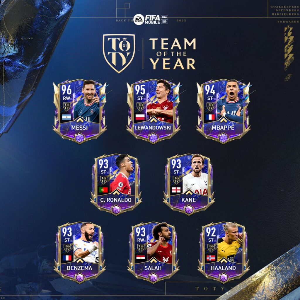 TOTY FIFA Mobile 22