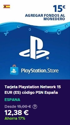 Tarjeta Playstation Network 15 EUR España