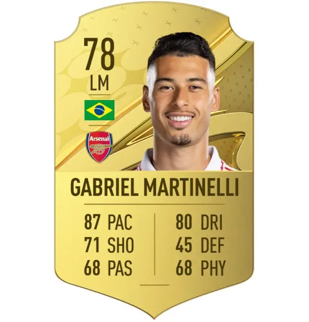 Gabriel Martinelli FIFA 23