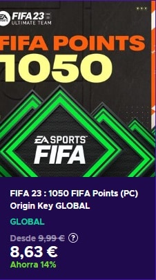 1050 FUT Points FIFA 23 PC
