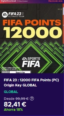 12000 FUT Points FIFA 23 PC