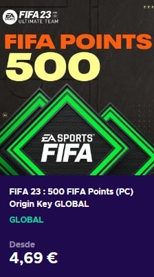 500 FUT Points FIFA 23 PC
