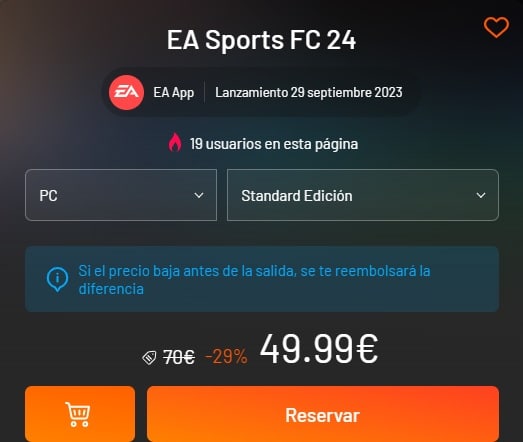 Comprar EA FC 24 Standard Edition PC Barato