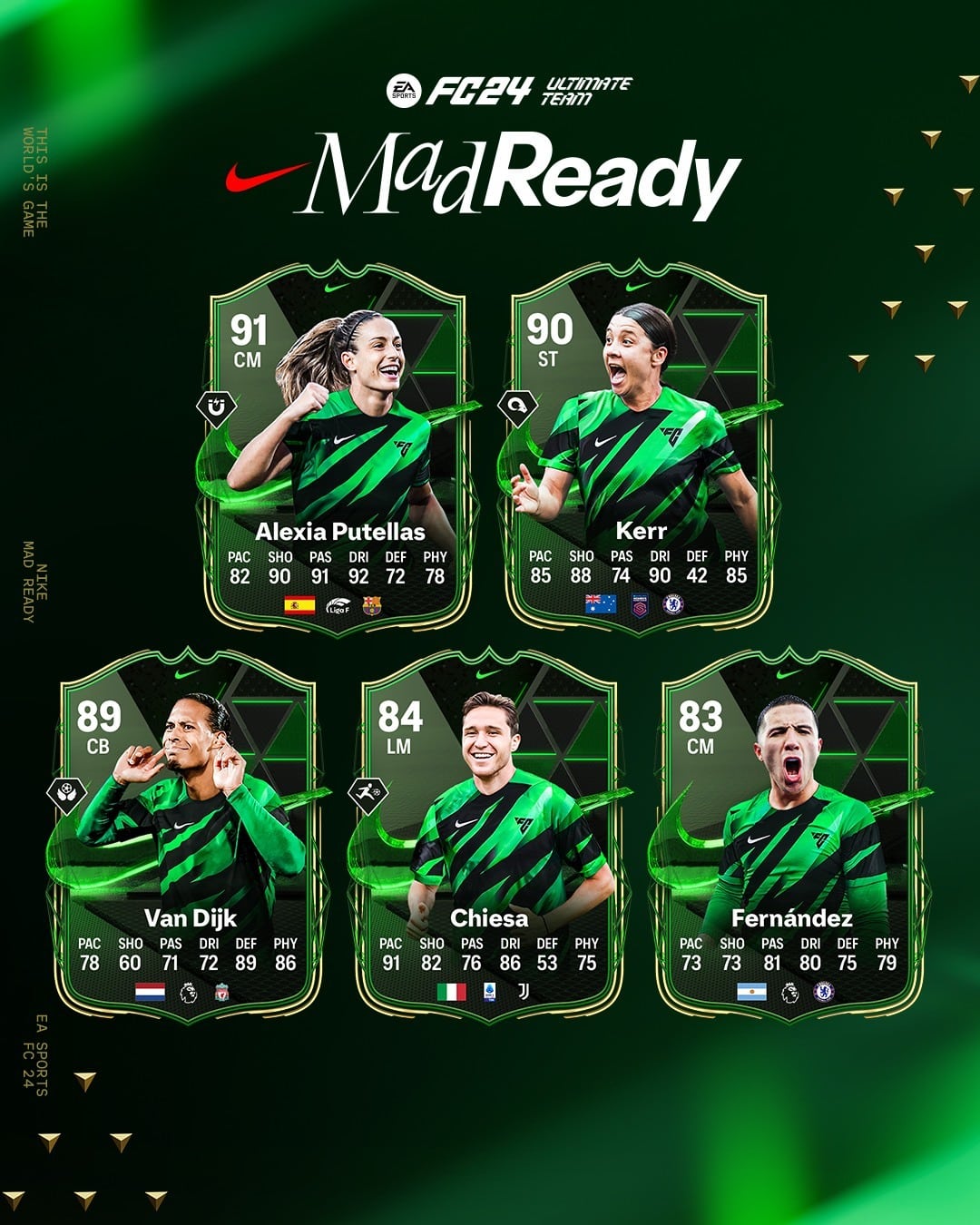 Jugadores Nike Mad Ready FC 24