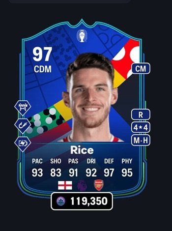Declan Rice Estrellas internacionales FC 24